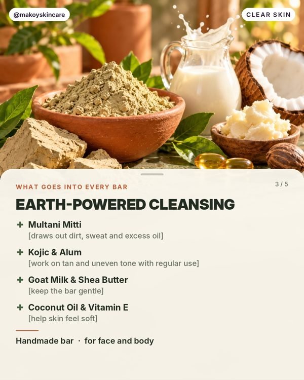 Ingredient post for MAKOY soap